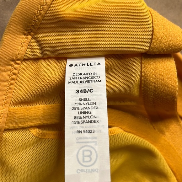 Athleta tankini swim top Twist Up M 34B 34C NWT - Picture 12 of 13